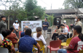 Collaborative planning practices led by community planners (photo from Xing Zhao)