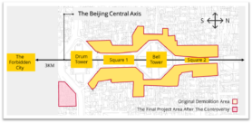 The residential area initially involved in the BDTA regeneration project (drawn according to one interviewee’s records)